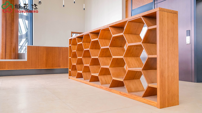 竹多邊形書(shū)架 竹多邊形書(shū)架